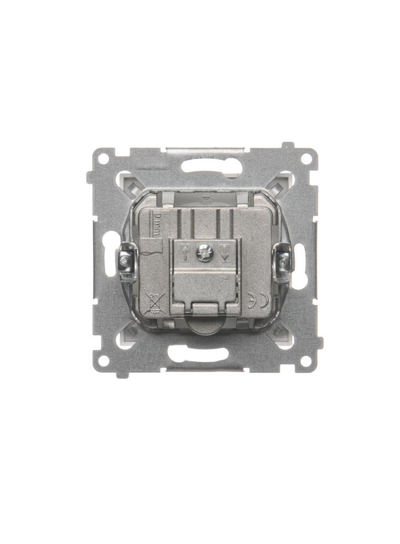 Simon 54 Gniazdo antenowe R-TV przelotowe tłumienie TV i R 10 dB biały