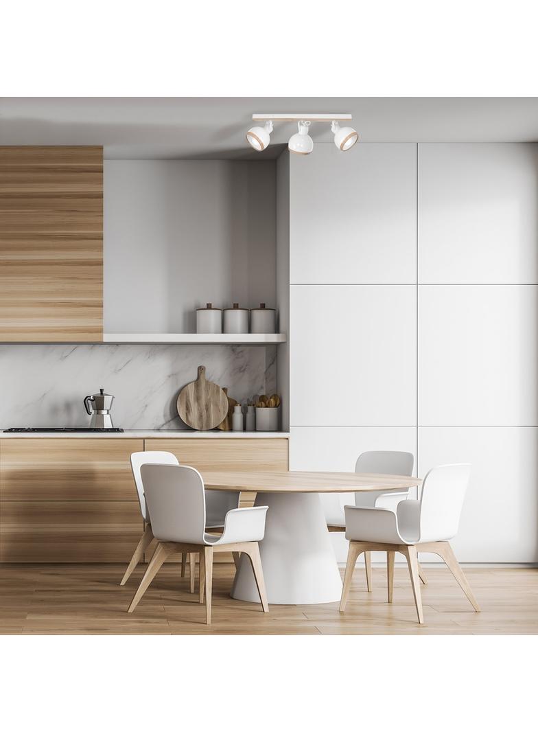 MILAGRO Lampa sufitowa OVAL WHITE 3xE27