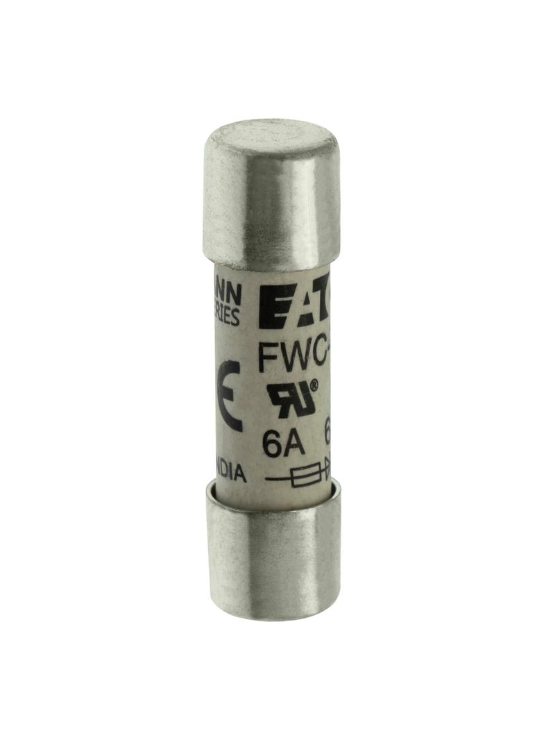 6AMP 600V AC UL FERRULE 10x38MM FUSE Wkładka szybka 6A AC 600V 10x38 mm aR UL FWC-6A10F EATON
