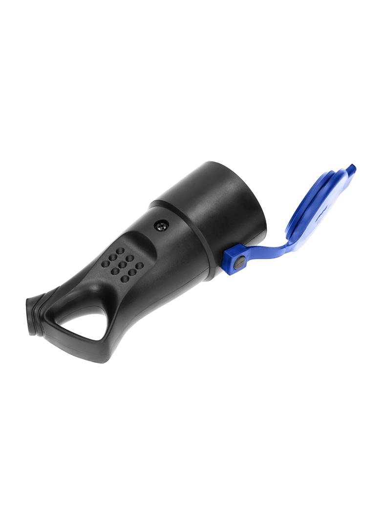 Bryzgoszczelne gniazdo gumowe 2P+Z, proste, IP44, czarne, 16A, 230V OR-AE-1370 ORNO
