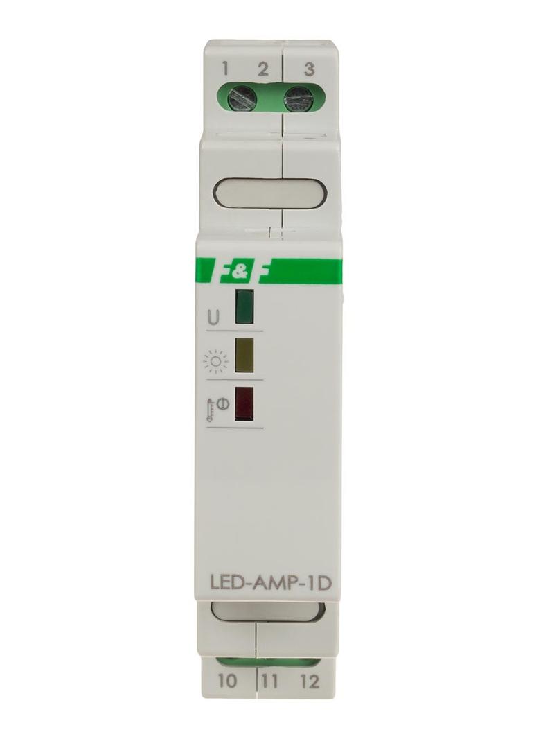 Wzmacniacz sygnału zasilającego do oświetlenia LED na szynę DIN LED-AMP-1D F&F