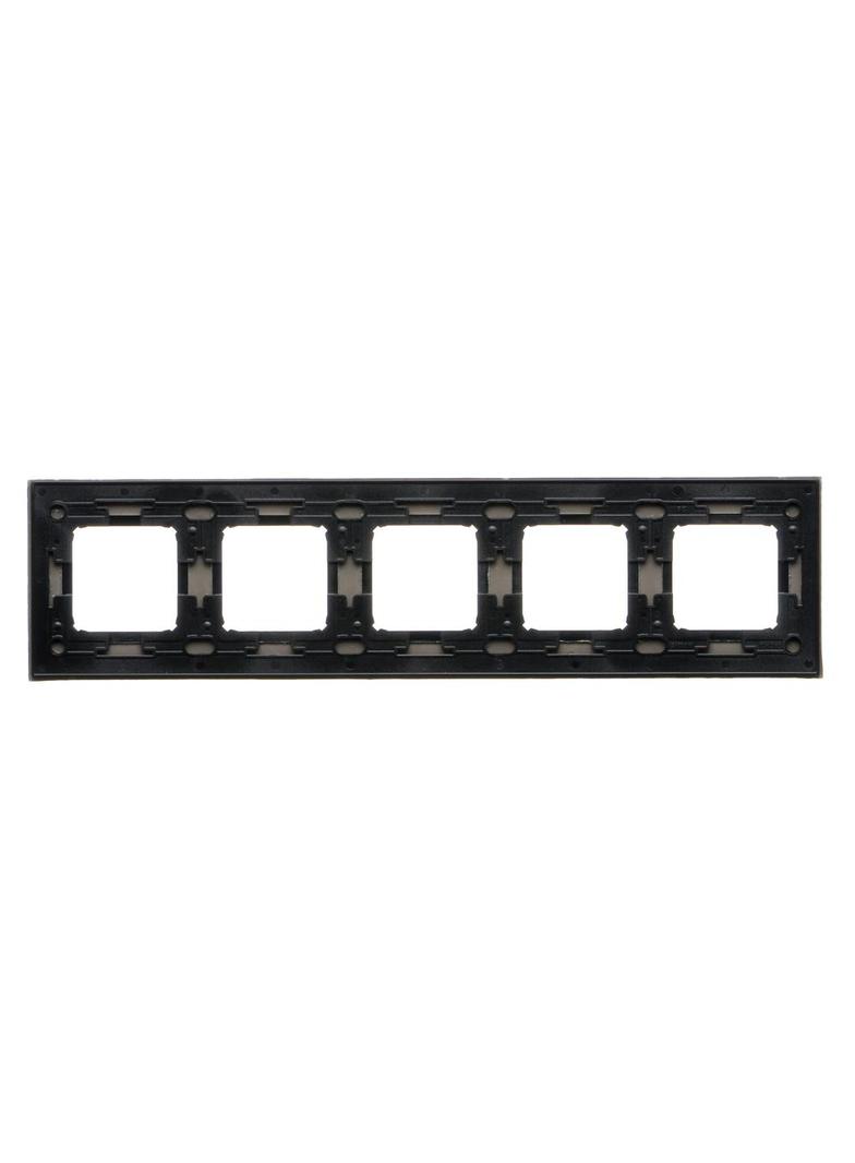 Simon 54 NATURE WMDZ-0150xS-098 Ramka 5-krotna Nature-Beton, CZARNY CHARAKTER, IP20/IP44. (IP44-nale DRN5/98 KONTAKT