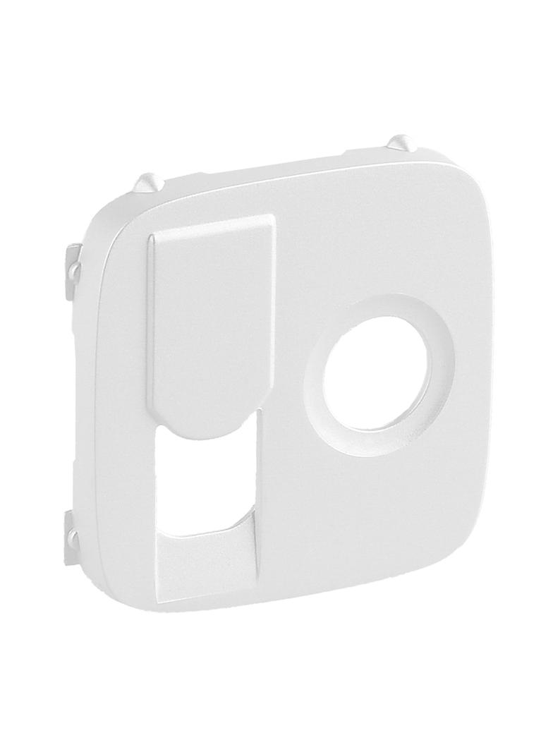 VALENA ALLURE - PLAKIETKA PERŁOWA GNIAZDA TV/RJ45 KAT6 UTP, Legrand