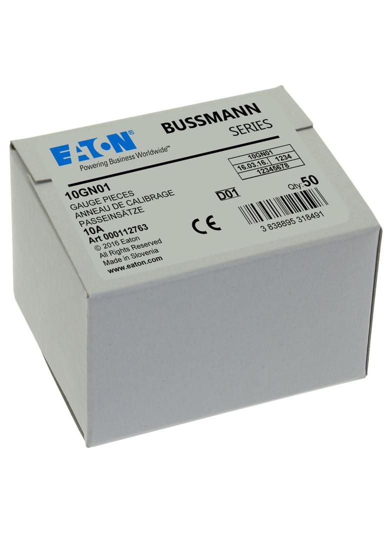 GAUGE PIECE DO1 10A 400V FOR E14 Wstawka kalibrowa D01 10A E14 10GN01 EATON