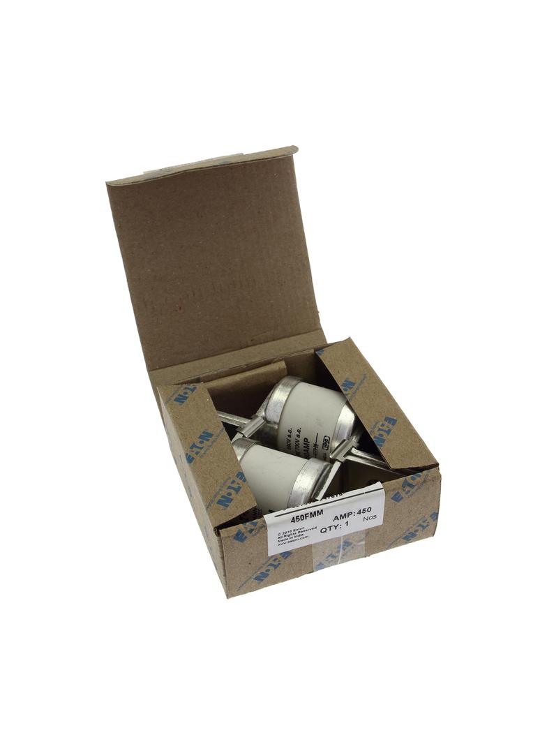 450A 690V AC BS88 HIGH SPEED TWIN FUSE Wkładka szybka 450A AC 690V DC 450V BS88 83x113 mm, 450FMM EA