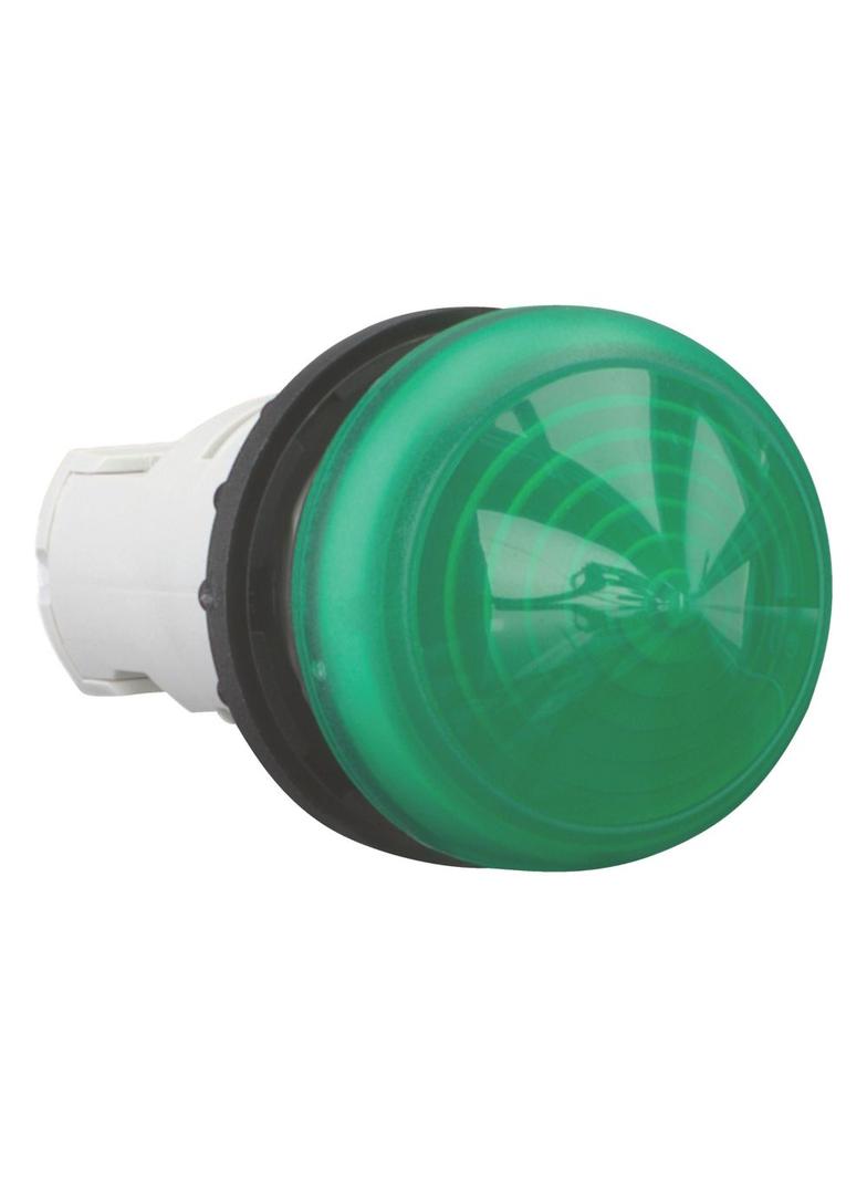 M22-LCH-G Lampka sygnalizacyjna 22mm zielona do żarówek z trzonkiem wystająca 216916 EATON