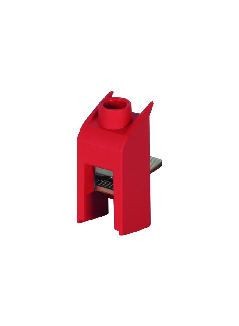 Zacisk przelotowy do układu V