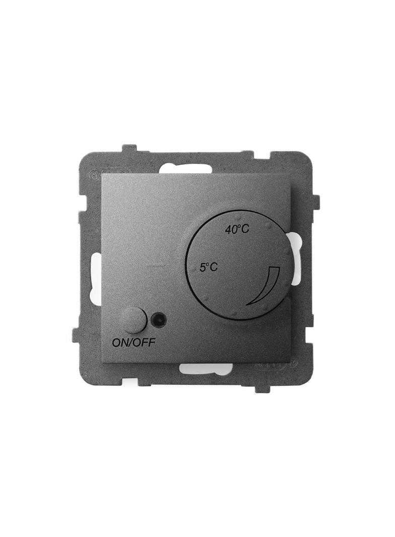 ARIA Regulator temperatury z czujnikiem podpodłogowym kolor szary mat RTP-1U/m/70 OSPEL