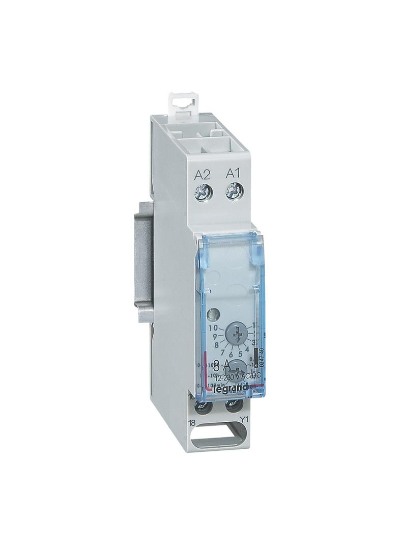 Przekaźnik Czasowy 1P 8A 0,1Sek-100H 12-230V Ac/Dc Opóźnione Załączenie Rc302 004740 LEGRAND