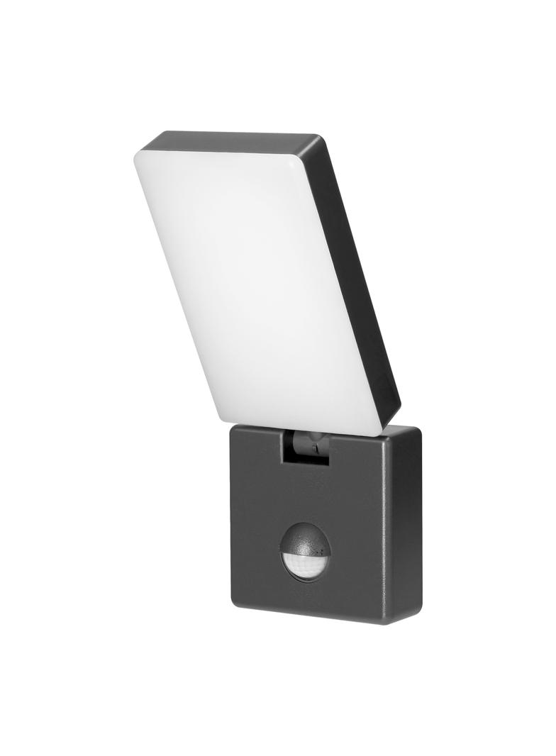 ENID LED 10W, oprawa ogrodowa z czujnikiem ruchu PIR, 800lm, IP65, 4000K, szara
