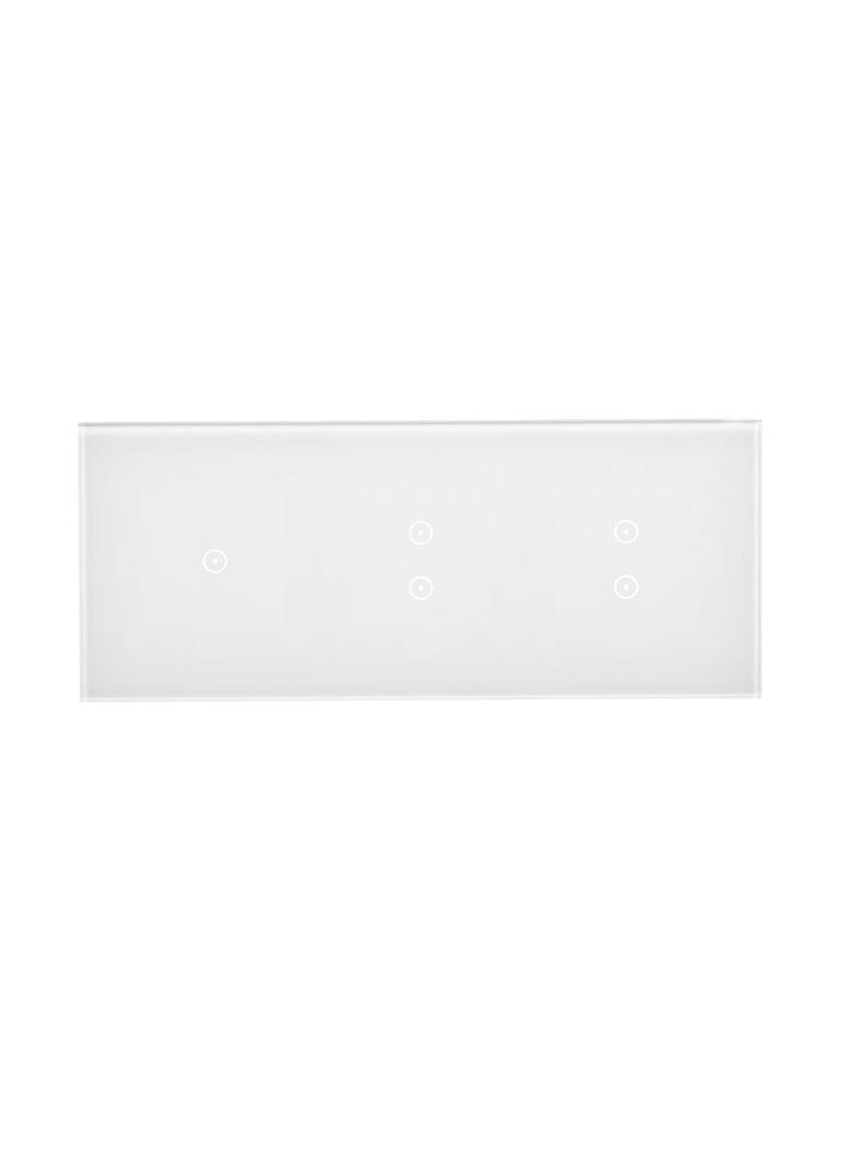 Simon 54 Touch Panel dotykowy S54 Touch 3 moduły 1 pole dotykowe + 2 pole dotykowe pionowe + 2 pola dotykowe pionowe biała perła DSTR3133/70 KONTAKT
