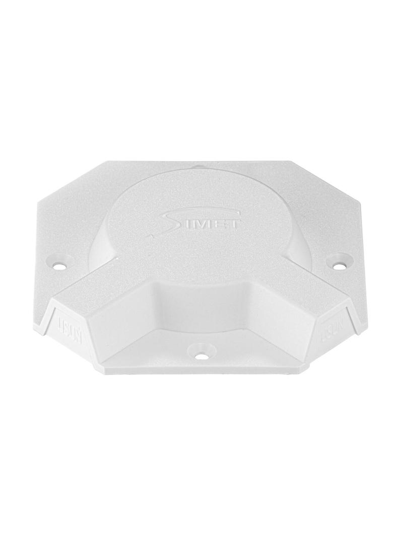 PKS60 ,  Pokrywa przyłączeniowa do przewodów elektroinstalacyjnych na puszkę O 60, biała