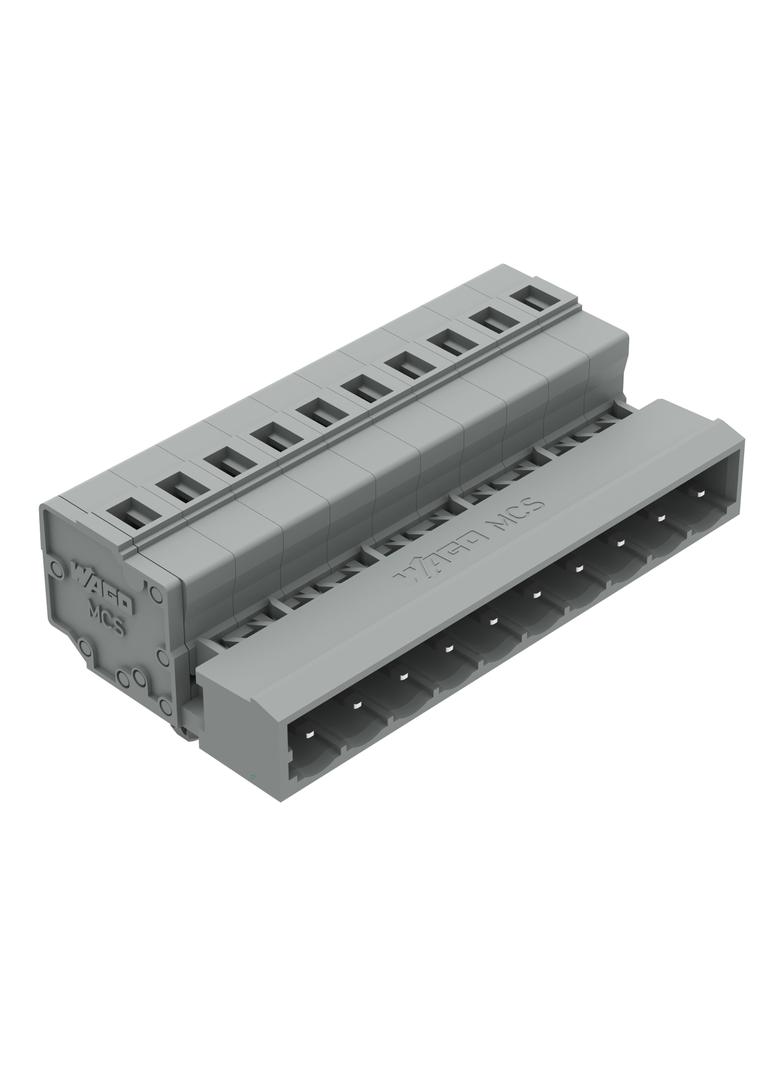 MCS-MIDI Classic wtyk 10-bieg. szary raster 5 mm /50szt./ WAGO