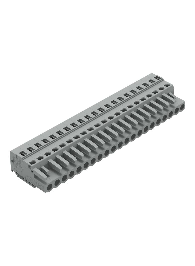 MCS-MIDI Classic gniazdo 21-bieg. szare rastre 5 mm /10szt./ WAGO
