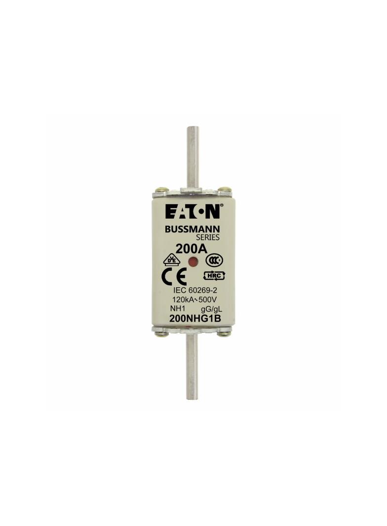 NH FUSE 200A 500V GG/GL SIZE 1 Wkładka NH1 200A 500V GL/GG podwójny wskaźnik 200NHG1B EATON