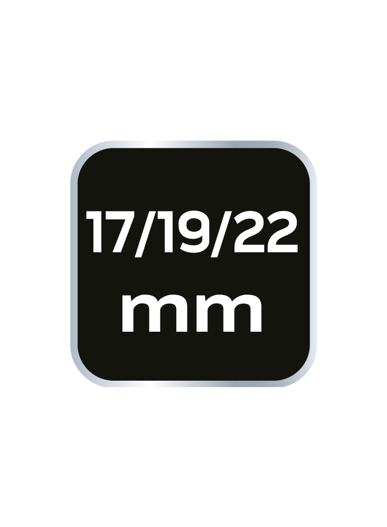 Klucz do kół krzyżakowy, wzmacniany, 17 x 19 x 22 x 1/2" mm