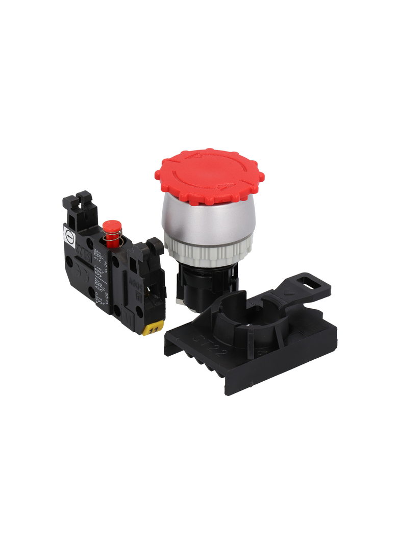 PRZYCISK BEZPIECZEŃSTWA 1 ZW PIERŚCIEŃ NIKLOWANY