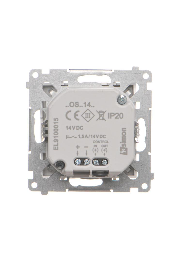 Simon 55 Oprawa oświetleniowa LED 14V z czujnikiem ruchu (0,78 W) Barwa zimna biała 5900K Biały mat