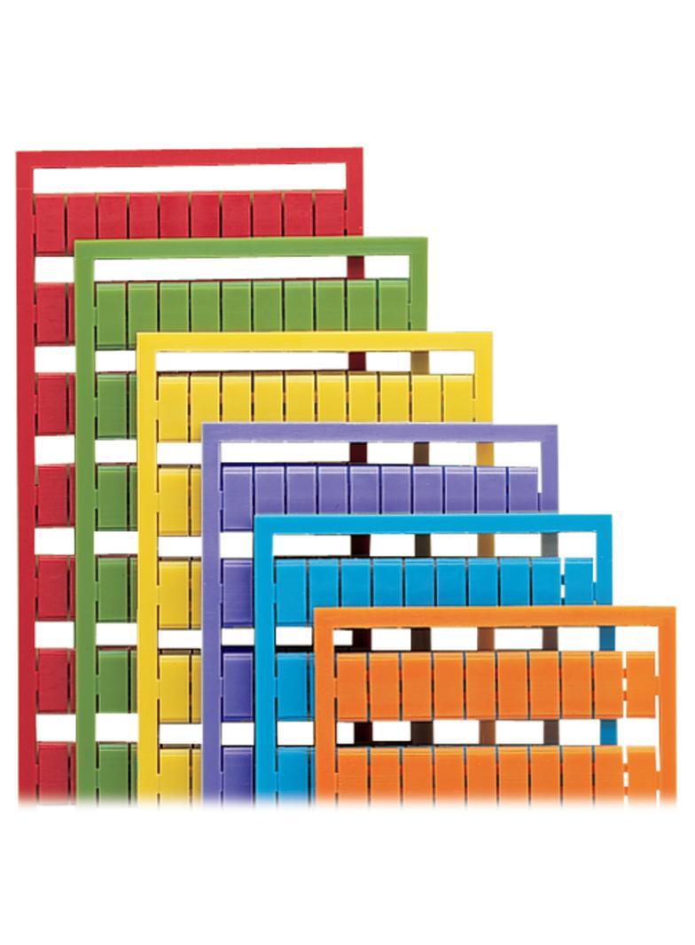 ramka z oznacznikami 2 x 1...50 czerwona