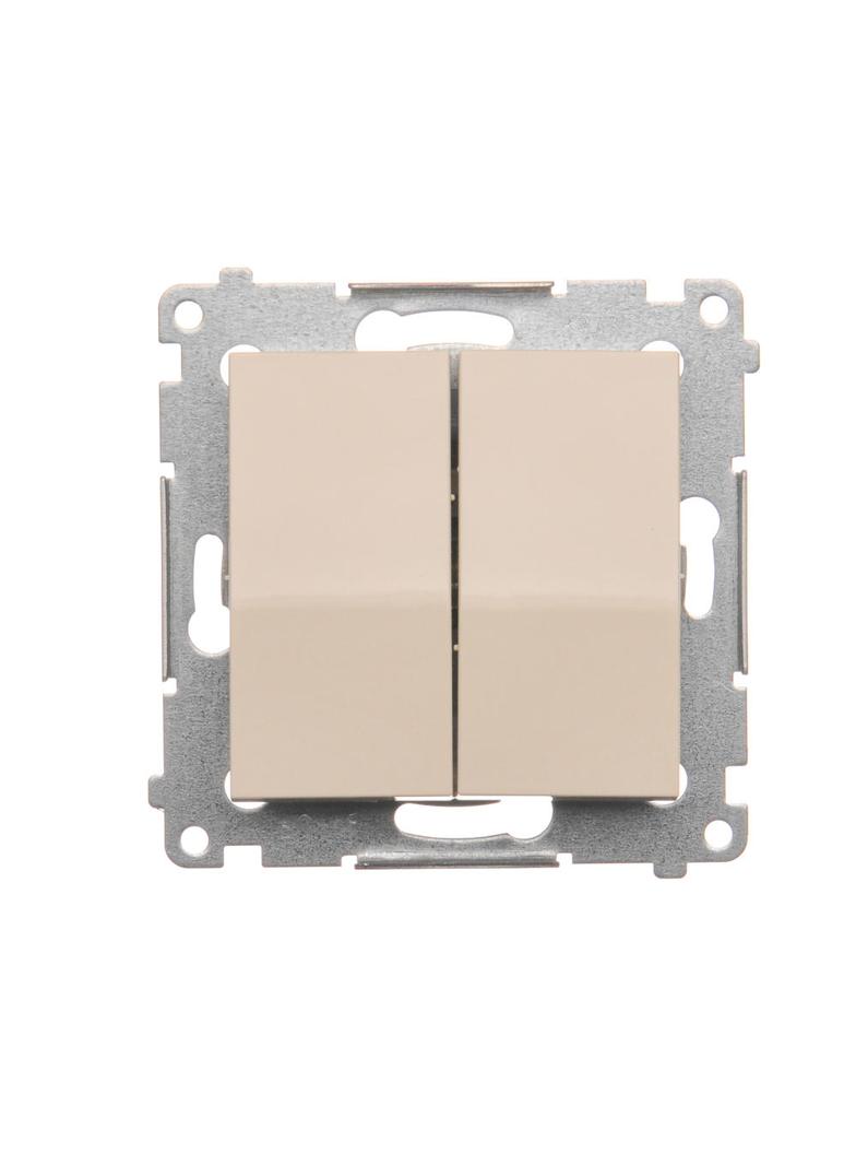 Simon 54 Łącznik świecznikowy 16A 250V zaciski śrubowe kremowy DW5A.01/41 KONTAKT