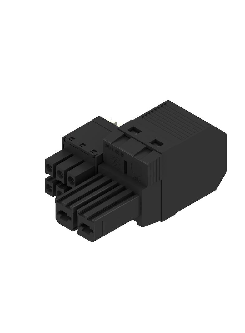 BVF 7.62HP/02/180 BCF/06R SN BK BX Złącze kablowe do płytek drukowanych /55szt./ WEIDMULLER