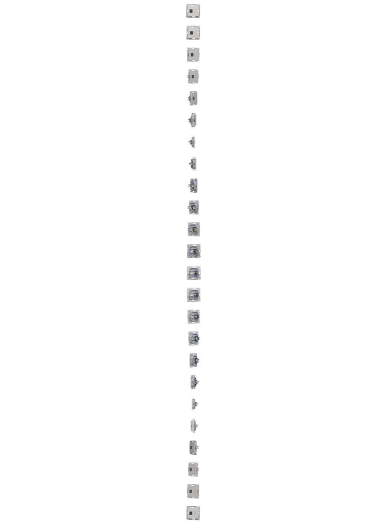Simon 55 Gniazdo komputerowe pojedyncze RJ45 kategoria 6 z przesłoną przeciwkurzową Aluminium mat T61.01/143 KONTAKT