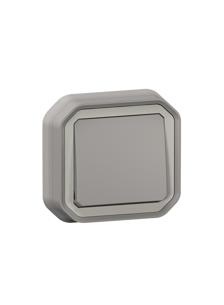 NOWE PLEXO - ŁĄCZNIK SCHODOWY KOMPLET PODTYNKOWY Z PAZURKAMI 10AX - 250 V SZARY 069812L LEGRAND