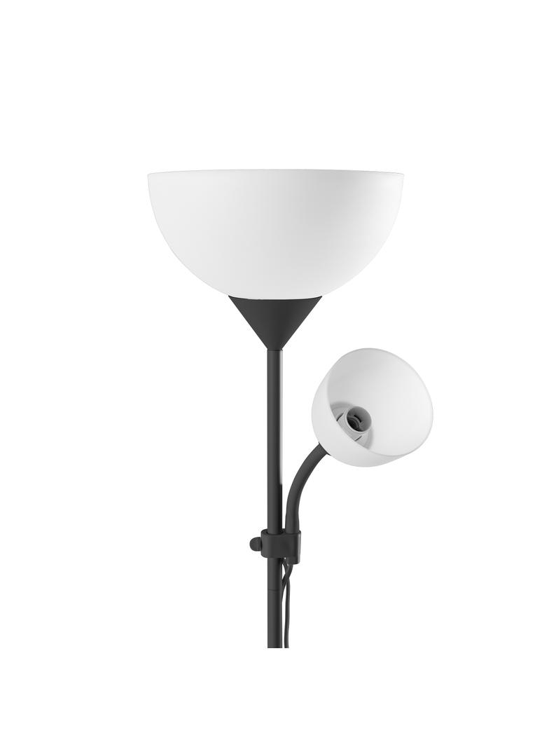 Lampa stojąca podłogowa URLAR 175 cm max 25W E27 max 25W E14 czarna LS-2/B ORNO