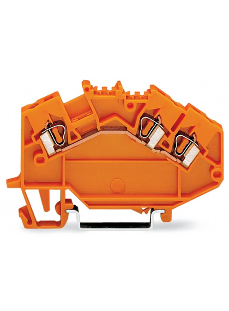 topJob złączka 3-przewodowa 2,5 mm2 pomarańczowa