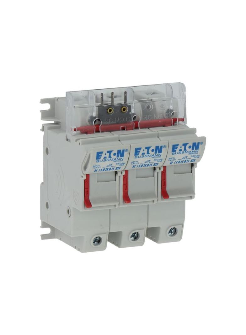 3 Pole 14x51 MFH Micro Switch Podstawa wkładki cylindrycznej 14x51 3P 50A 690VAC mikroprzekaźnik CH1