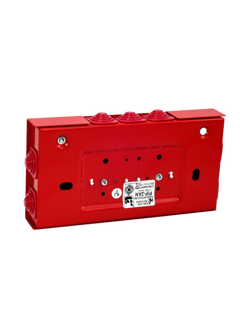PIP-2AN P3x3x4 Puszka przeciwpożarowa, prostokątna, E90, przelotowa 3x3x4mm2, 197x103x30 mm - kolor