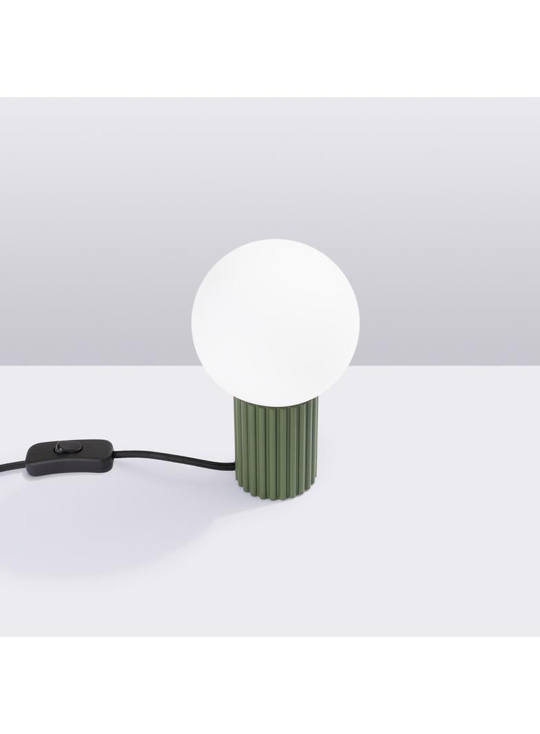 Lampa biurkowa HALO zielona oliwka