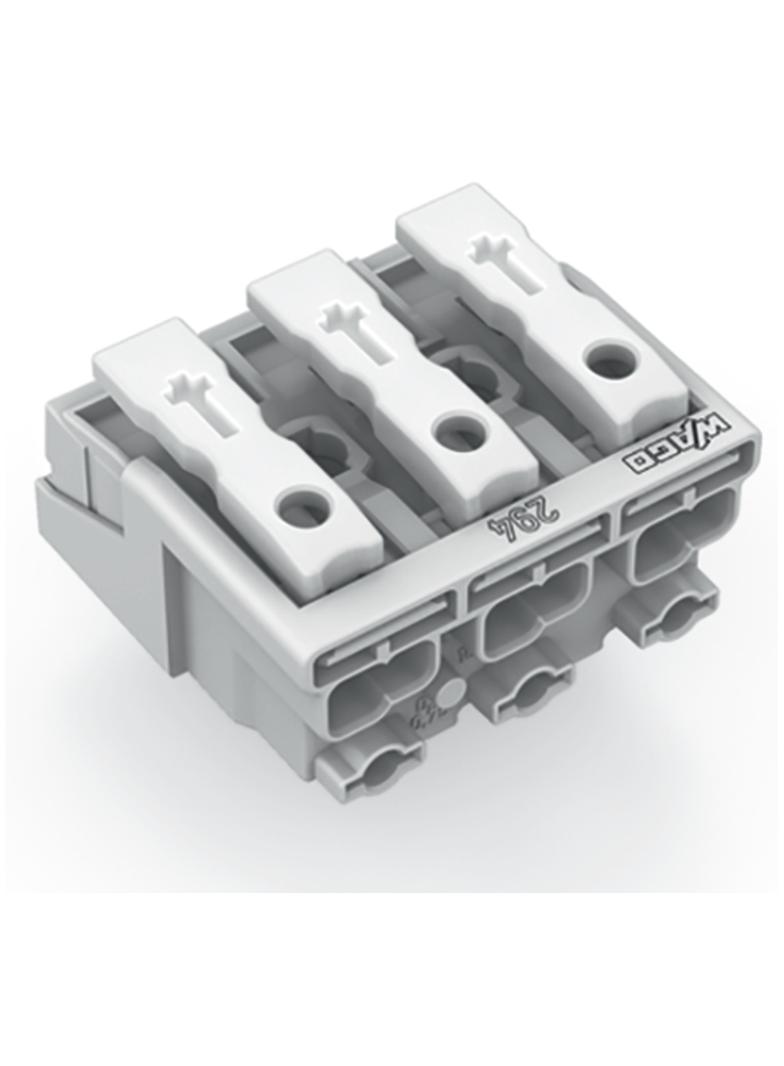 złączka zasilająca 3-biegunowa bez stopek bez styku PE