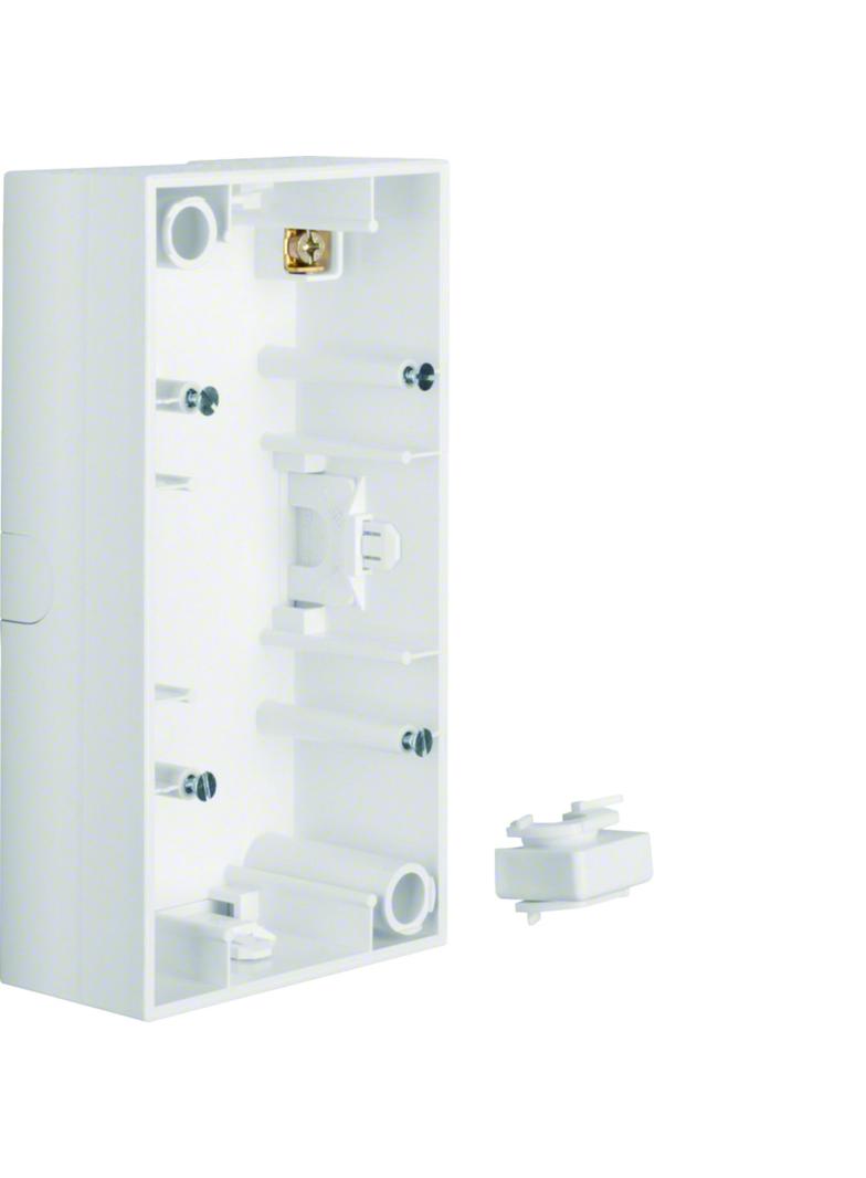 BERKER S.1 Puszka natynkowa podwójna biały połysk 10428989 HAGER