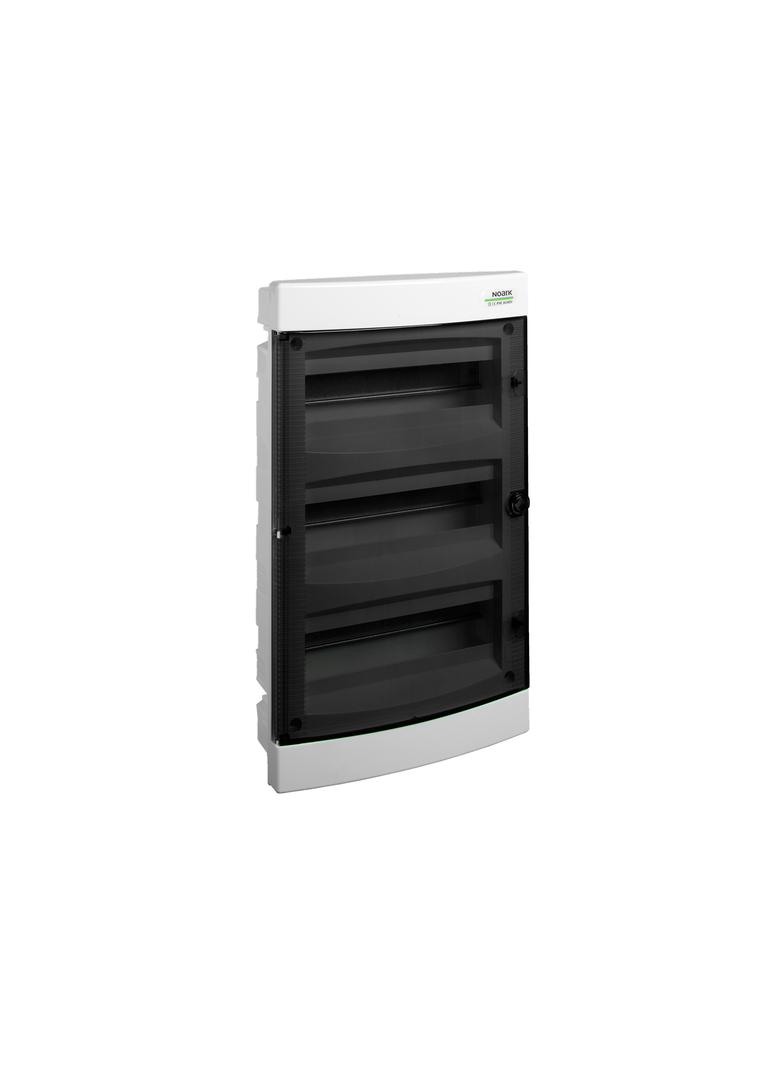 PNF-HW 36T Rozdzielnica podtynkowa do karton-gipsu drzwi przezroczyste IP40 3 rzędy 3x12 modułów 106170 NOARK