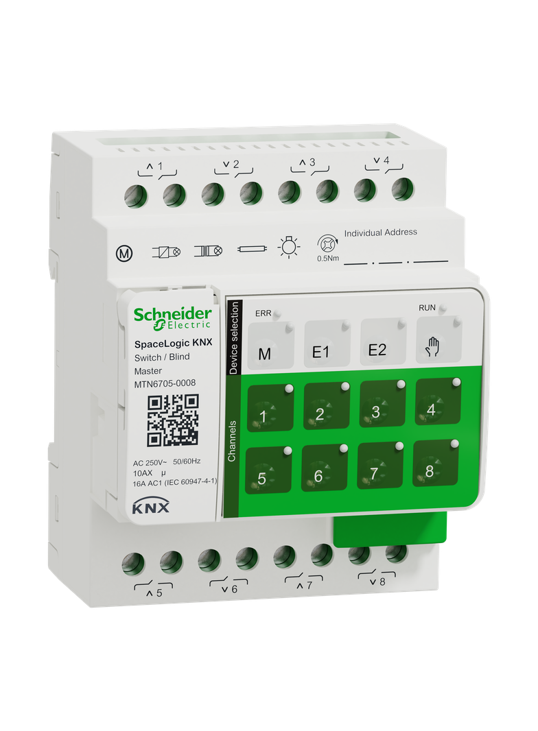 SpaceLogic KNX moduł Master przełącznik/roletowy