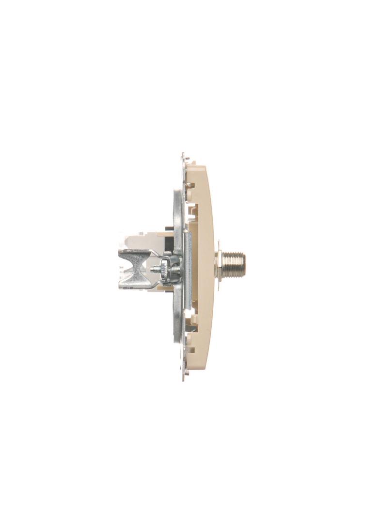 Simon Basic Gniazdo antenowe typu ''F'' + RJ45 kat.6 beż BMAFRJ45.01/12 KONTAKT
