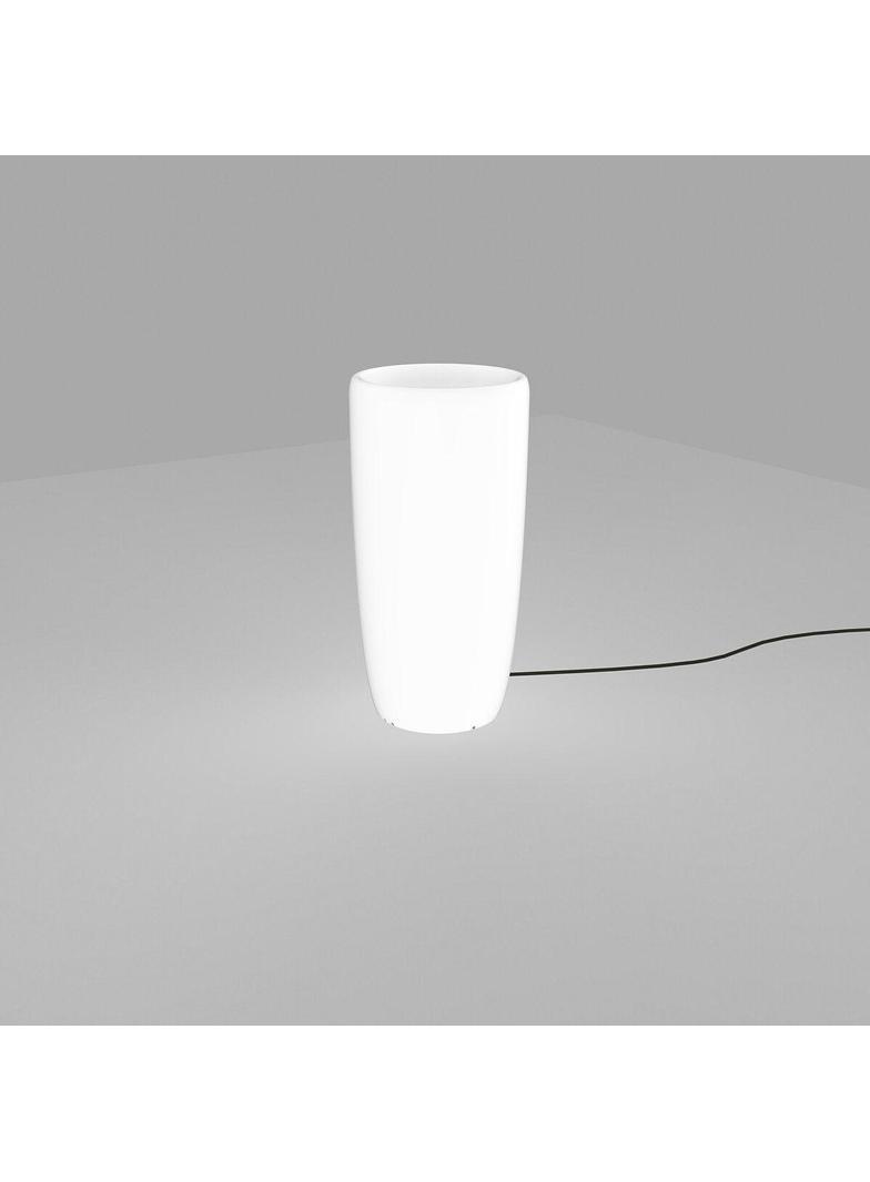 Nowodvorski lampa stojąca zewnętrzna (świecąca donica) Flowerpot M E27 biała 9712