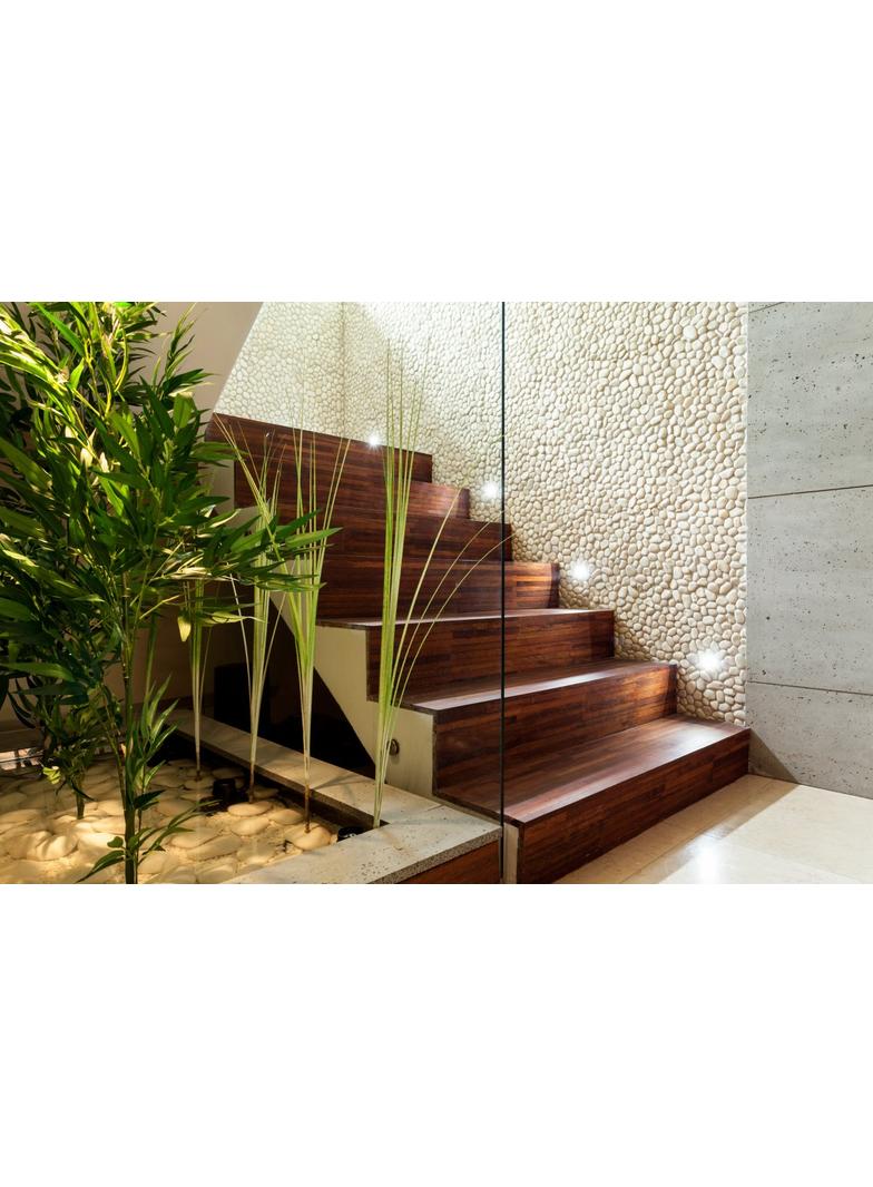 OPRAWA SCHODOWA LED SILVER OD, 2W, 100LM, AC220-240V, 50/60HZ, KĄT ŚWIECENIA 120*, IP65, OKRĄGŁY, CI