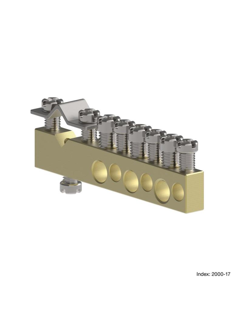 MSF Listwa zaciskowa L-7 mosiężna