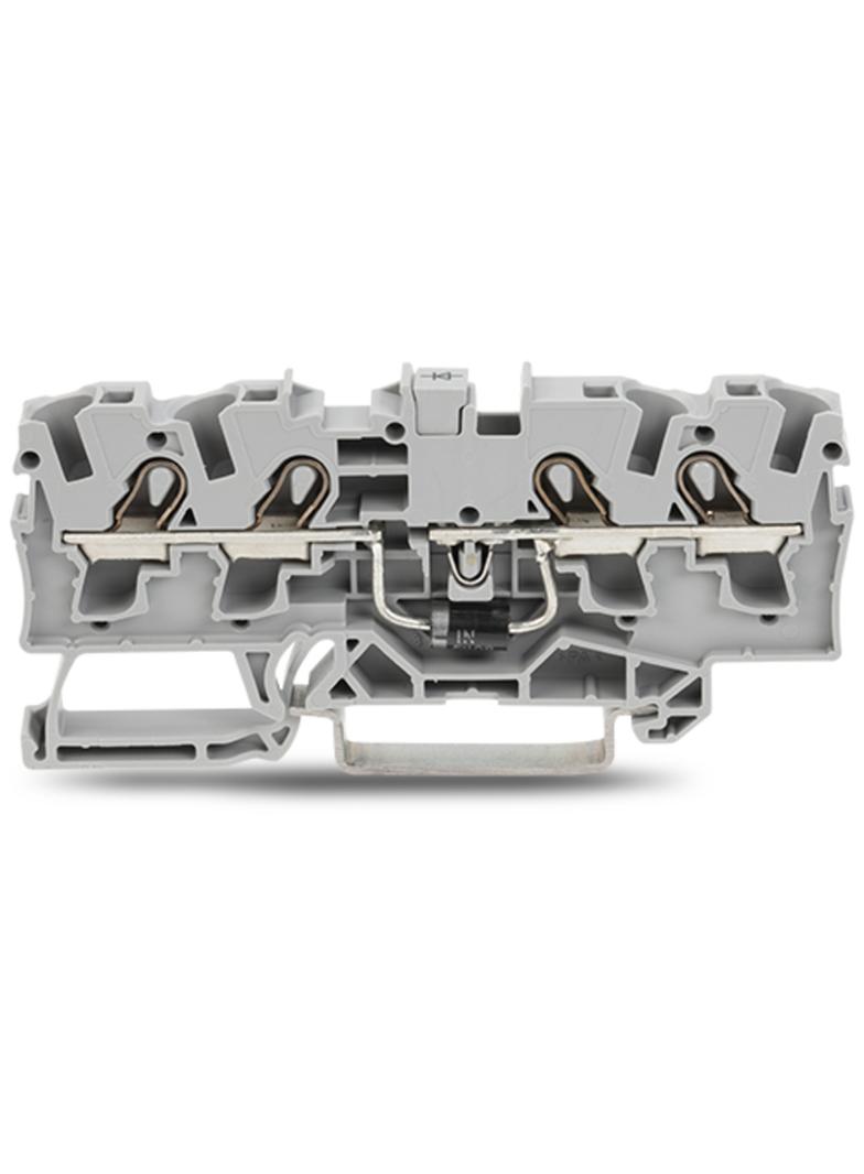 4-przewodowa złączka diodowa 4-przewodowa szara