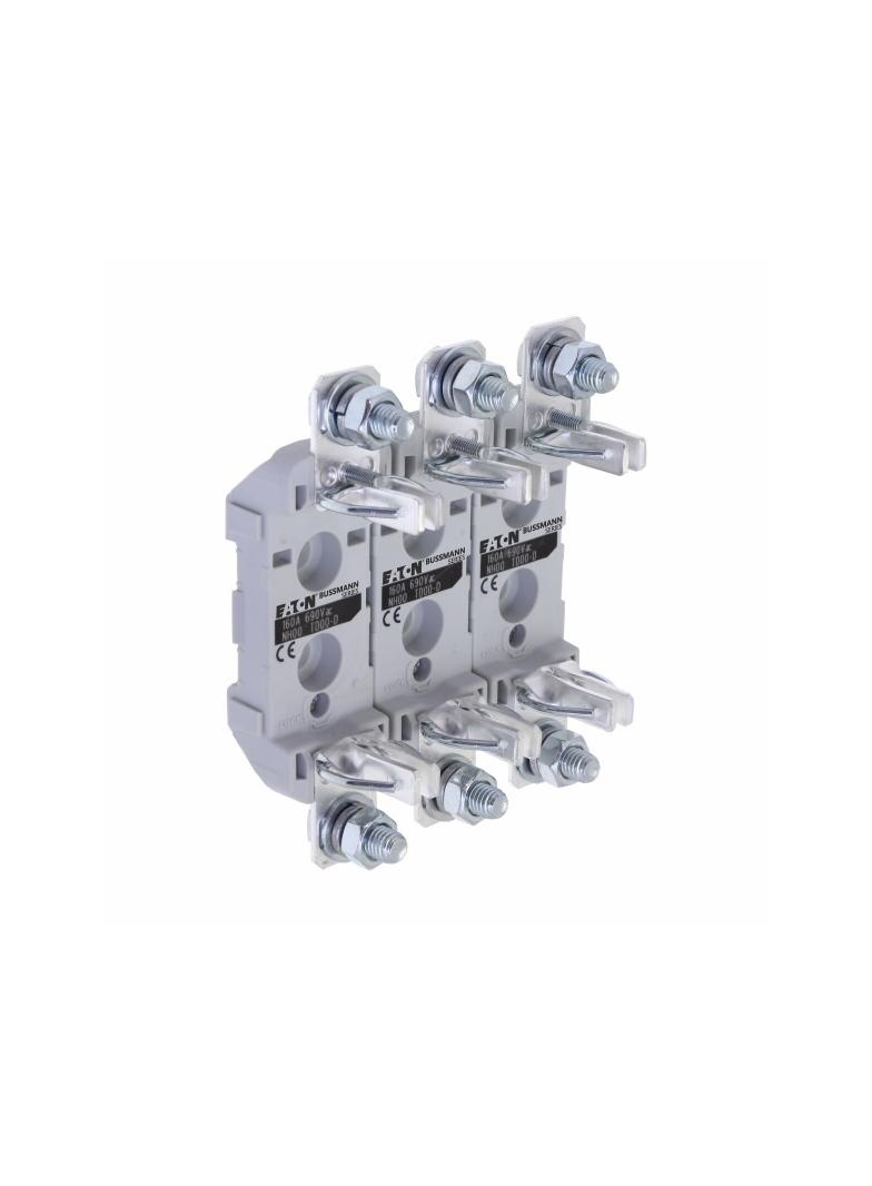 Triple Pole Base NH00 podstawa NH000/00 3P 160A mont. szyna DIN i śruby TD00-D EATON