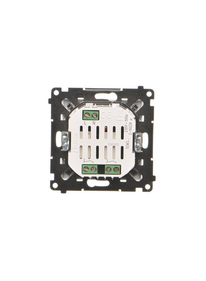 Simon 55 WMDL-TEW2-114 Łącznik elektroniczny podwójny z funcją przycisku lub łącznika czasowego, 2x1 TEW2.01/114 KONTAKT