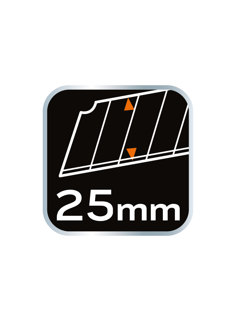 Nóż z ostrzem łamanym 25mm