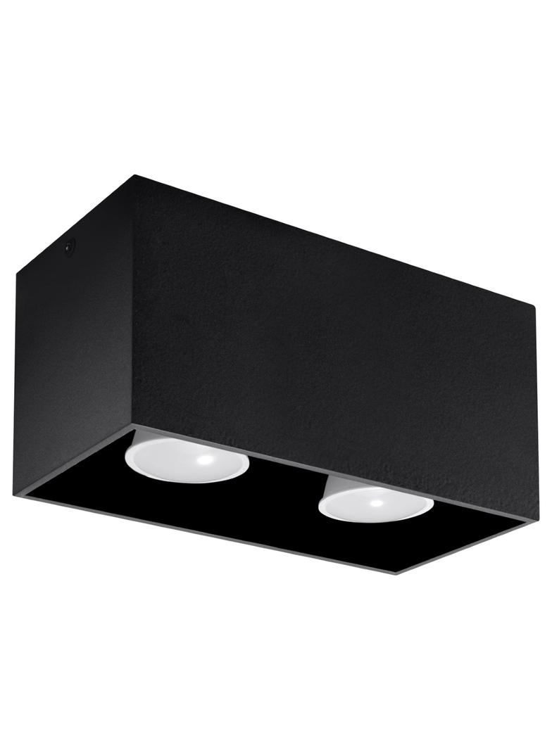 Sollux Plafon QUAD MAXI czarny SL.0381