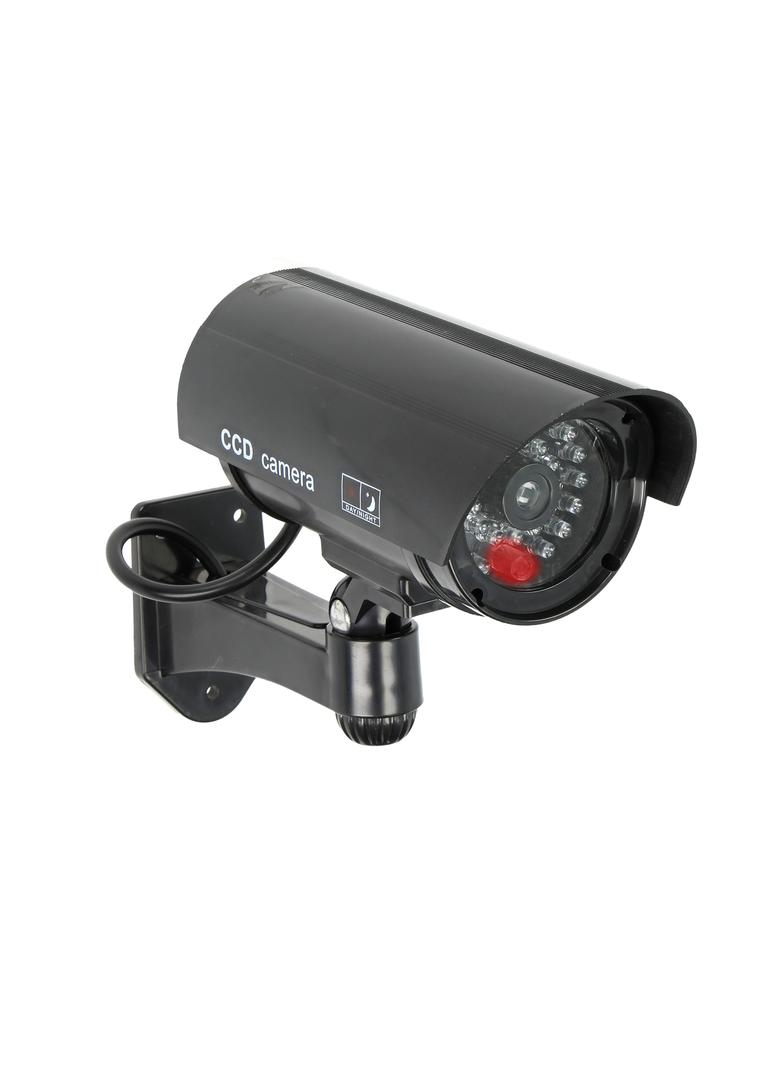 Atrapa kamery monitorującej CCTV, bateryjna, czarna