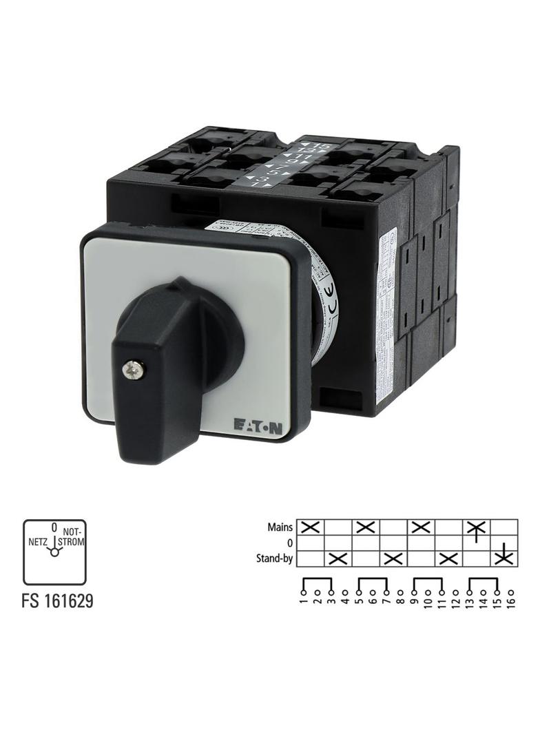 T3-4-8902/E Łącznik krzywkowy 32A 13kW 215222 EATON