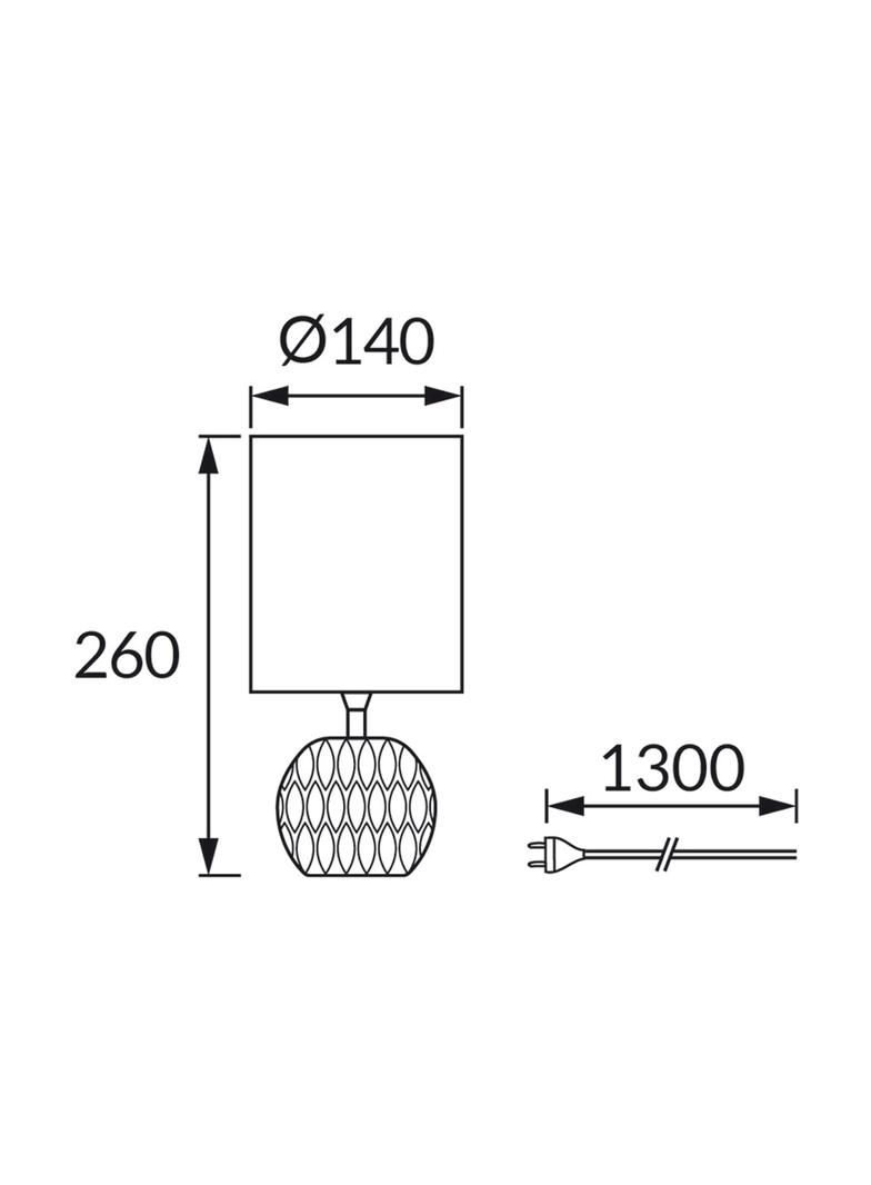 Lampka stołowa ZEFIR E14 BLACK