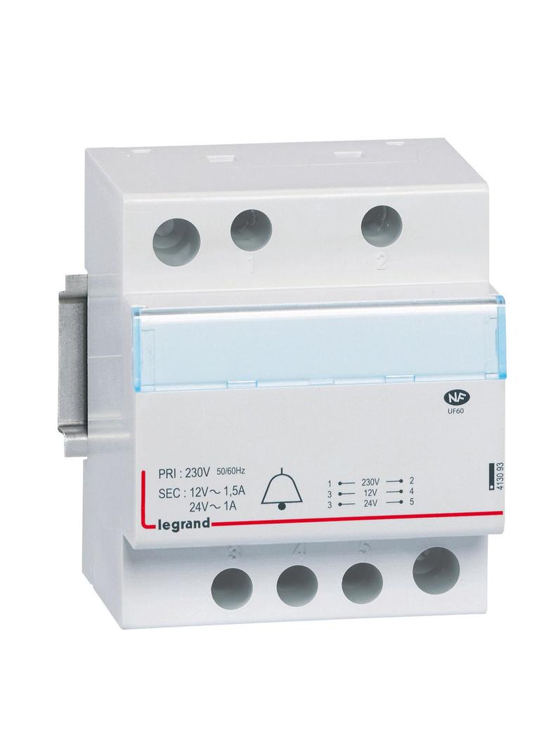 MODUŁOWY TRANSFORMATOR DZWONKOWY TR324 12/24V 24VA, Legrand