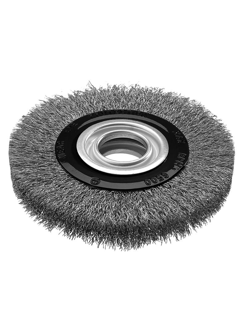 Szczotka druciana tarczowa 125 x 20 mm, INOX
